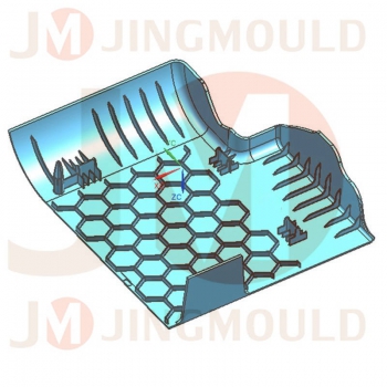 angular cover injection molding tool