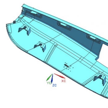 Front sail pannel injection molds