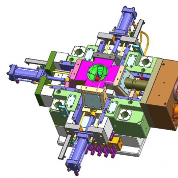 Seed drill housing injection molding tool