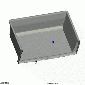 Drawer bottom injection mold