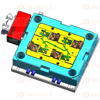 Injection molding cable frame